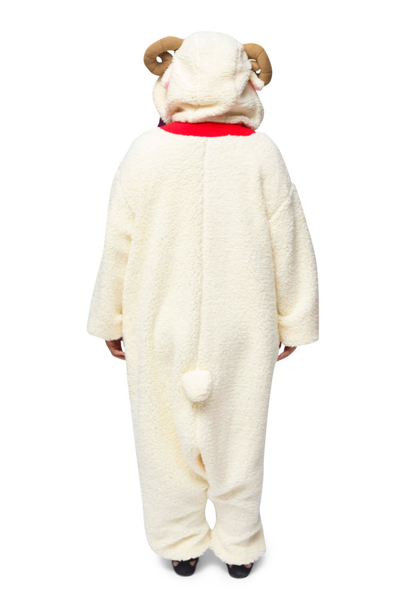 Sheep Animal Kigurumi Adult Onesie Costume Pajamas Back