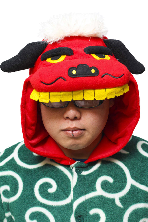 Shishimai Animal Kigurumi Adult Onesie Costume Pajamas Hood