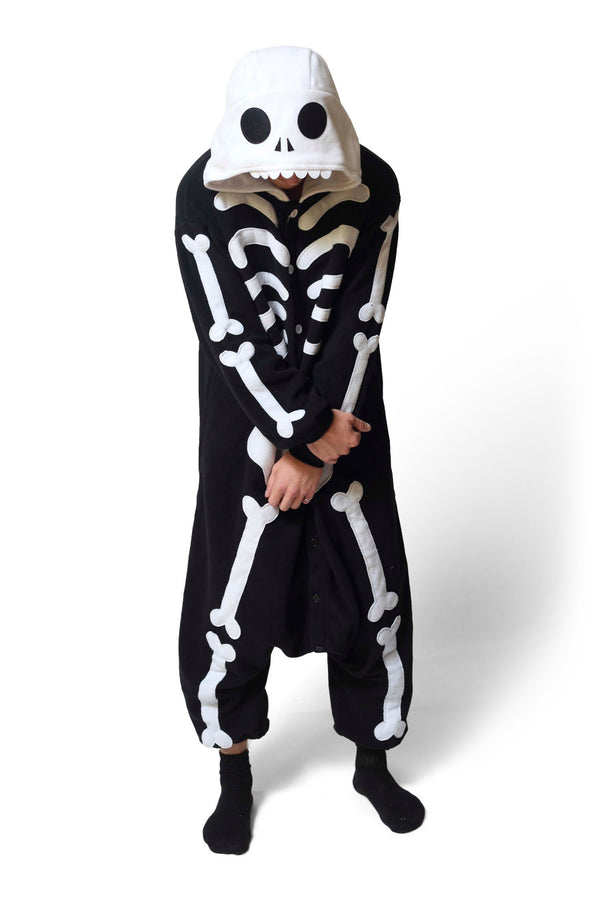 Skeleton Animal Kigurumi Adult Onesie Costume Pajamas Main