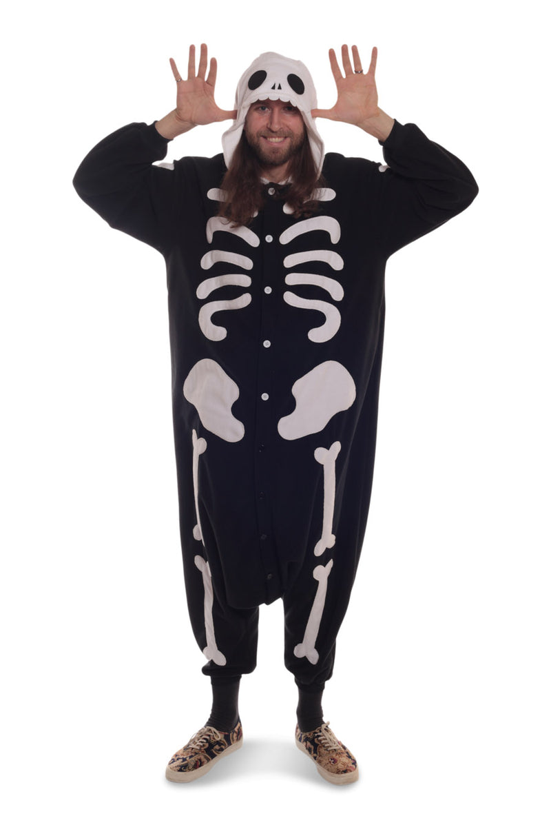 Skeleton X-Tall Animal Kigurumi Adult Onesie Costume Pajamas Main