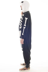 Skeleton X-Tall Animal Kigurumi Adult Onesie Costume Pajamas Side