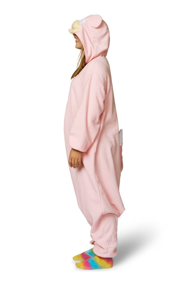 Slowpoke Character Pokemon Kigurumi Adult Onesie Costume Pajamas Side
