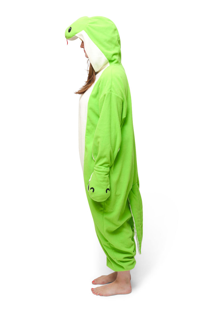 Snake Animal Kigurumi Adult Onesie Costume Pajamas Side