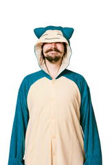 Snorlax X-Tall Character Pokemon Kigurumi Adult Onesie Costume Pajamas Hood