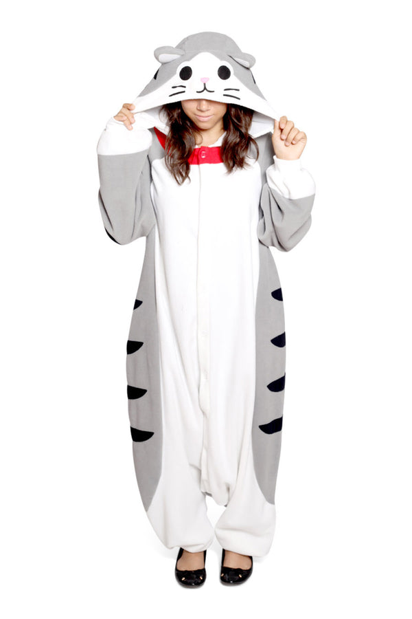 Tabby Cat Animal Kigurumi Adult Onesie Costume Pajamas Main