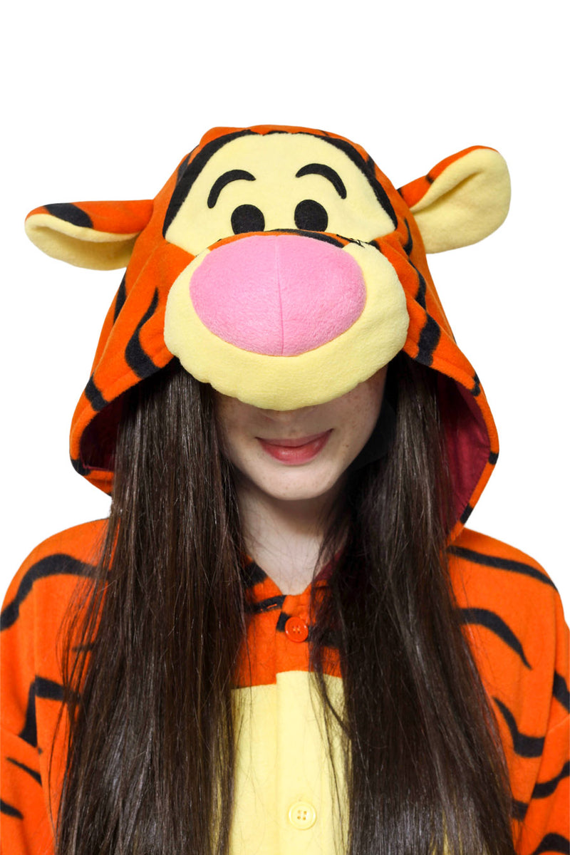 Tigger Character Kigurumi Adult Onesie Costume Pajamas Hood