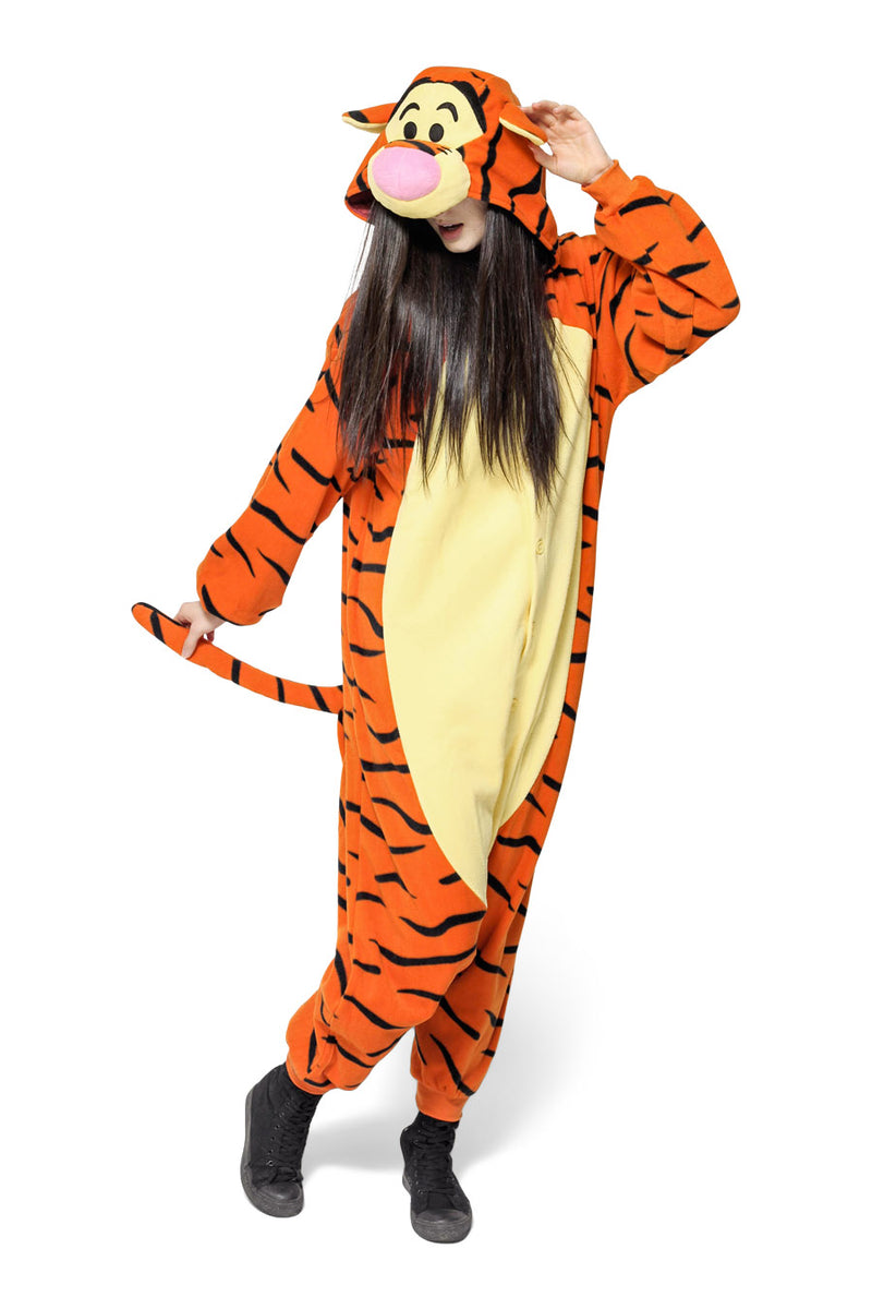 Tigger Character Kigurumi Adult Onesie Costume Pajamas Main