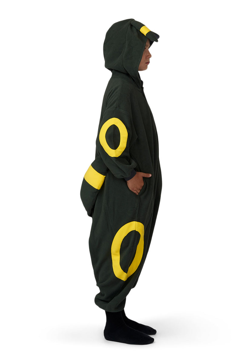 Umbreon Character Pokemon Kigurumi Kids Onesie Costume Pajamas Side