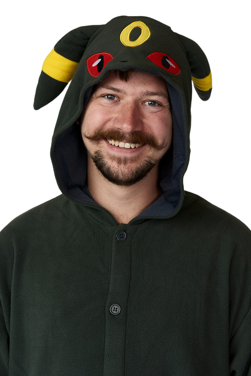 Umbreon X-Tall Character Pokemon Kigurumi Adult Onesie Costume Pajamas Hood