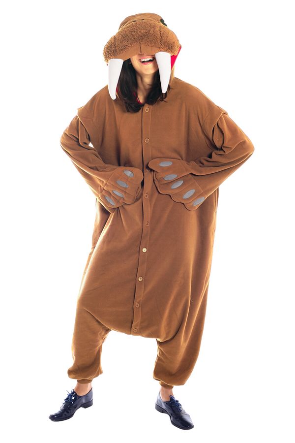 Walrus Animal Kigurumi Adult Onesie Costume Pajamas Main
