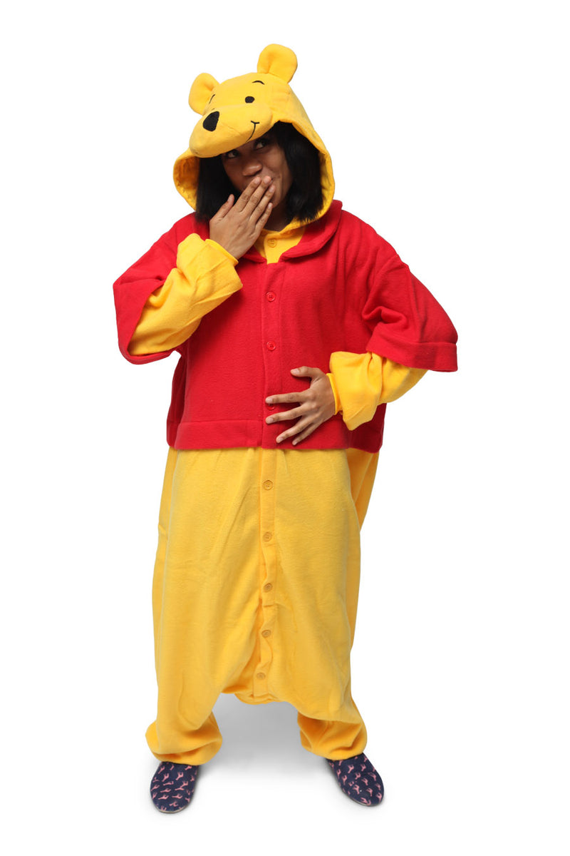Winnie the Pooh Character Kigurumi Adult Onesie Costume Pajamas Main